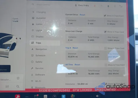 2021 Tesla Model 3 Performance Dual Motor All-Wheel Drive z USA, uszkodzony, nr VIN 5YJ3E1EC0MF925652